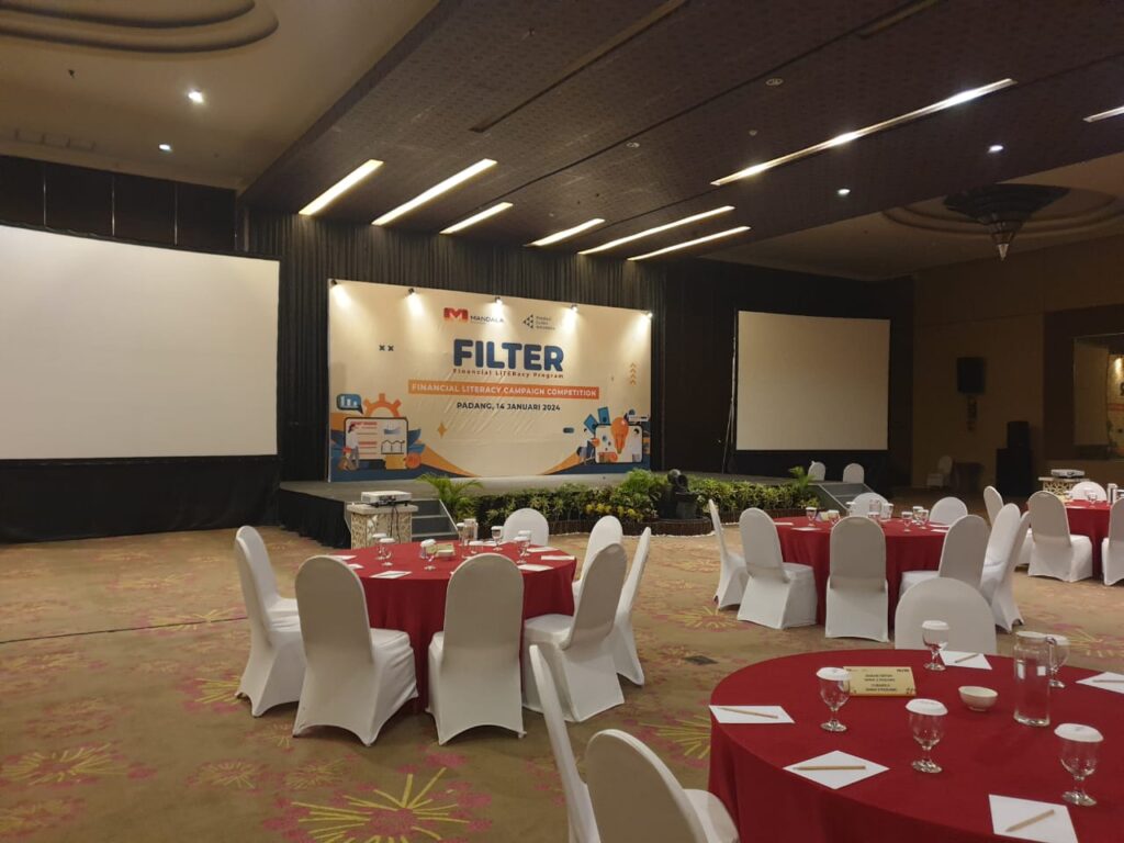 Event production — backdrop panggung